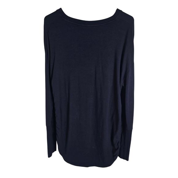 Athleta Drishti Ruched Sweatshirt - Medium - Black - 405166 - Picture 3 of 6